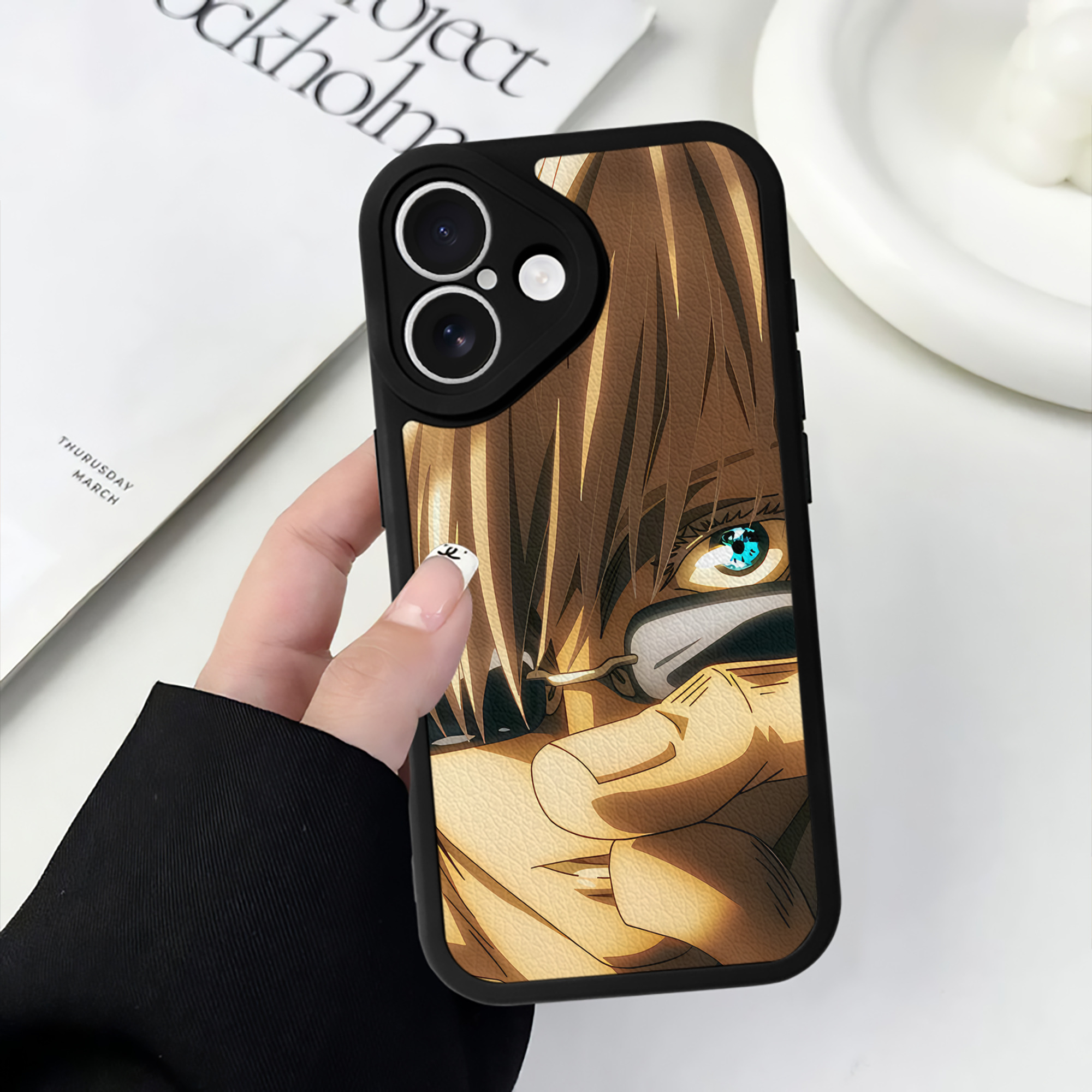 （画像用） SPY×FAMILY间谍家家酒 【iPhone 16シリーズ対応】シリコンスマホケース（レザー調） 材質：シリコン